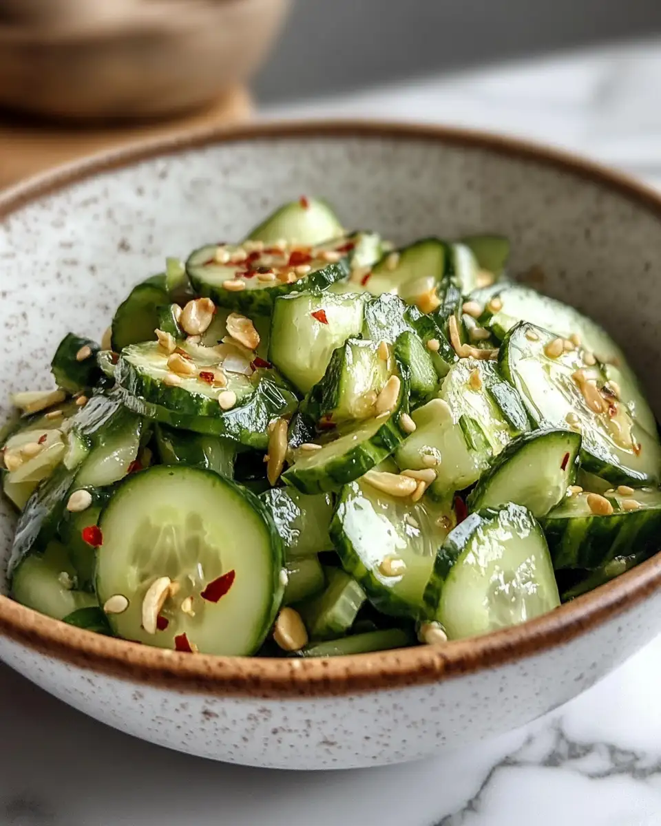 Refreshing Crunch: Easy Asian Cucumber Salad Delight 6 Final dish - Refreshing Crunch: Easy Asian Cucumber Salad Delight