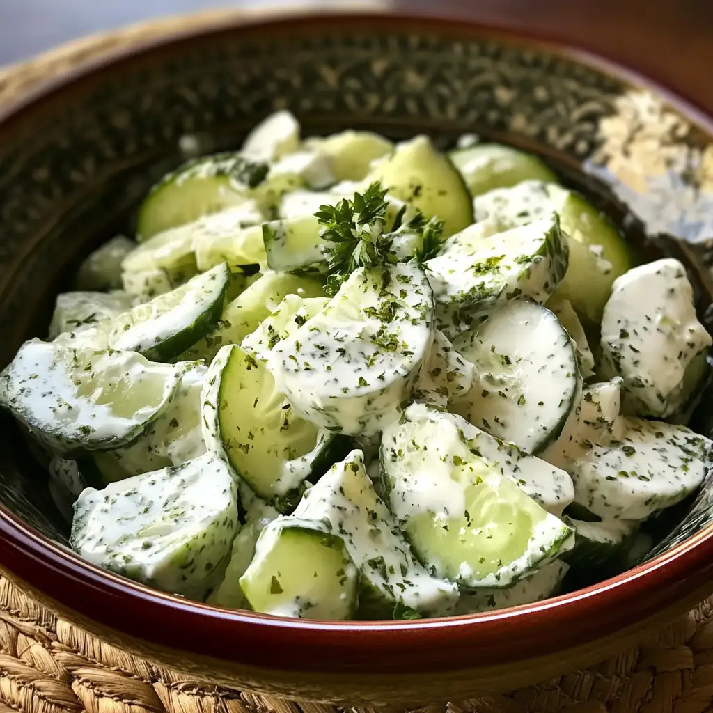 Effortless Indulgence with Easy Creamy Cucumber Salad - Featured Image
