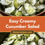 Effortless Indulgence with Easy Creamy Cucumber Salad