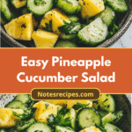 Refreshing Bliss in a Bowl Easy Pineapple Cucumber Salad