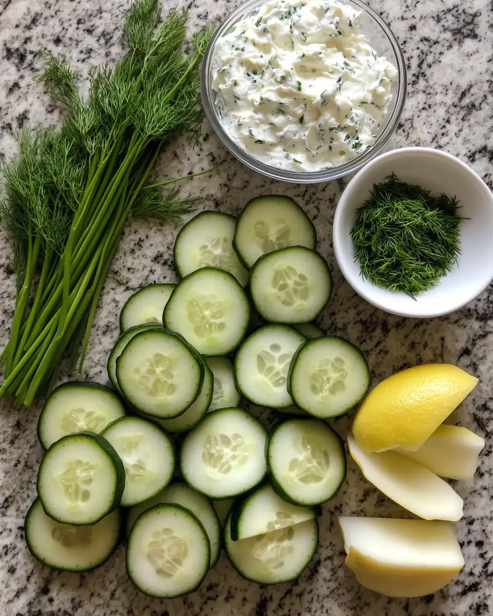 Crunchy, Creamy, Everything Bagel Cucumber Bites Delight 4 Ingredients for Crunchy, Creamy, Everything Bagel Cucumber Bites Delight