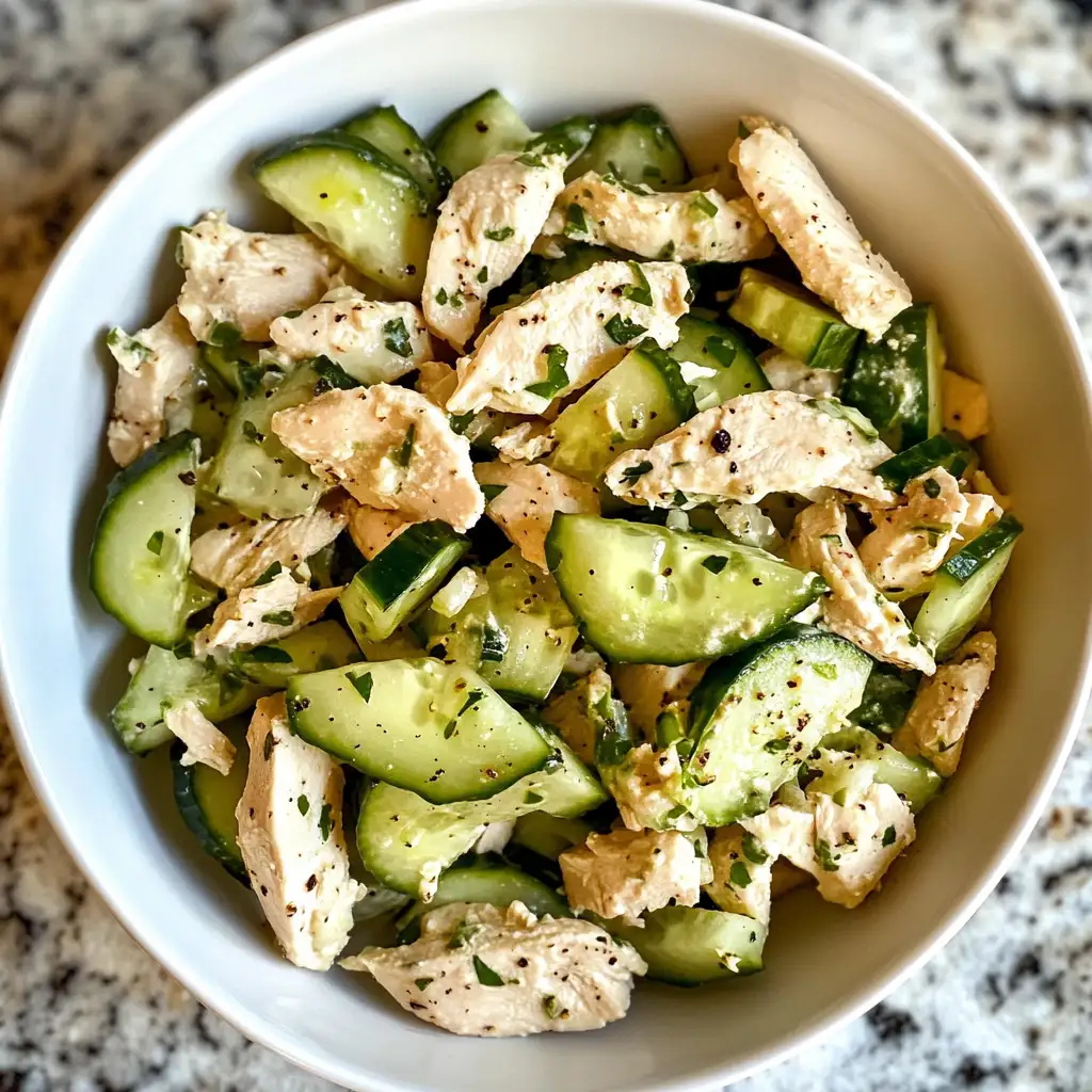 Crisp and Refreshing: Dive into the Ultimate Fresh Cucumber Chicken Salad Experience - Featured Image