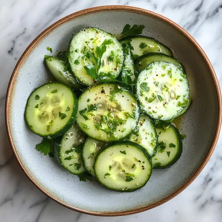 Crunchy, Refreshing, and Tangy: Discover the Perfect German Cucumber Salad 5 Crunchy, Refreshing, and Tangy: Discover the Perfect German Cucumber Salad - Featured Image