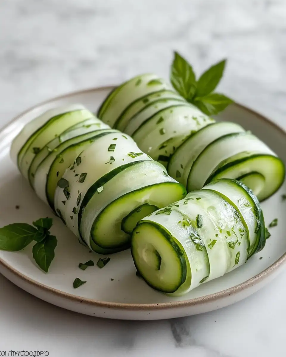 Slim & Crunchy Delight: Unrolling the Magic of Low Calorie Cucumber Rolls - Featured Image