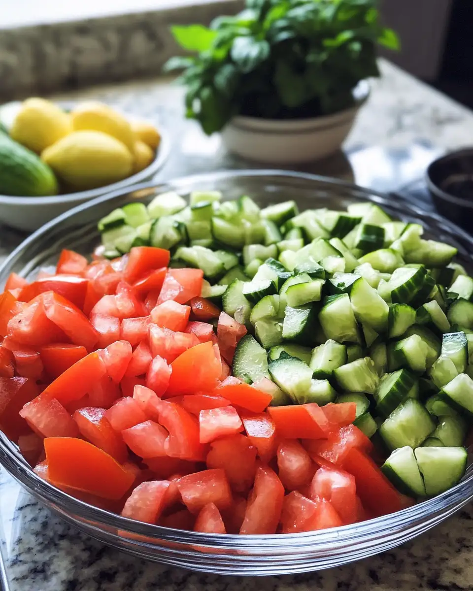 Zesty and Refreshing: Dive into the Ultimate Marinated Cucumber-And-Tomato Salad 4 Ingredients for Zesty and Refreshing: Dive into the Ultimate Marinated Cucumber-And-Tomato Salad