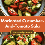 Zesty and Refreshing: Dive into the Ultimate Marinated Cucumber-And-Tomato Salad