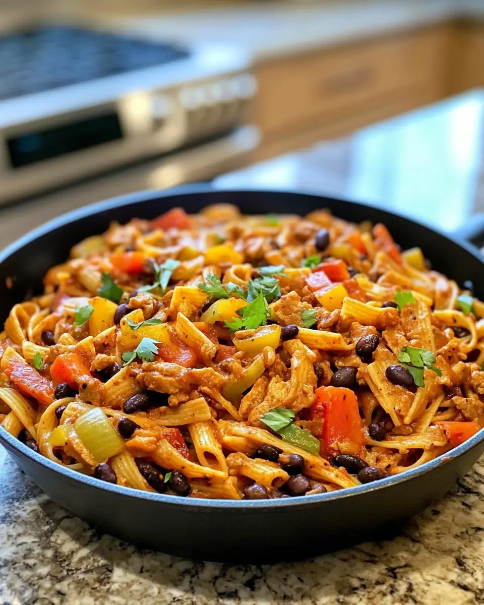 One Pot Black Bean Fajita Pasta: A Flavor Fiesta in Every Bite - Featured Image