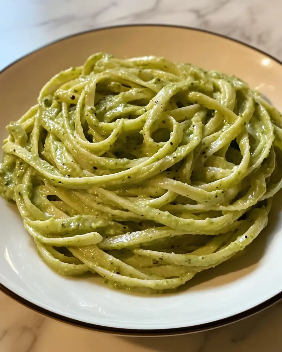 Creamy Avocado Delight: A Twist on Your Classic Pasta Recipe 6 Final dish - Creamy Avocado Delight: A Twist on Your Classic Pasta Recipe
