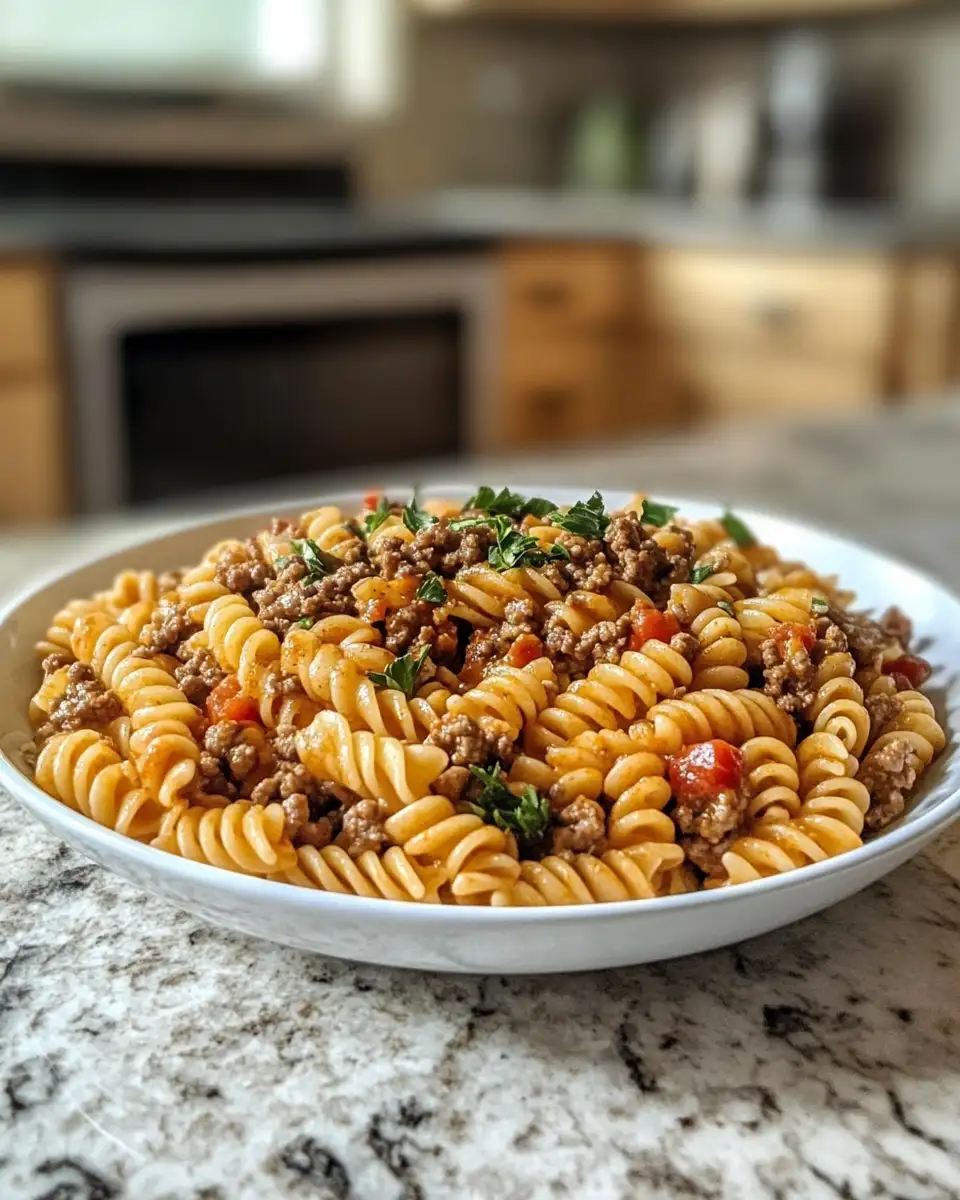 Savory Pasta Creations: Ground Beef Recipes to Satisfy Your Cravings 6 Final dish - Savory Pasta Creations: Ground Beef Recipes to Satisfy Your Cravings