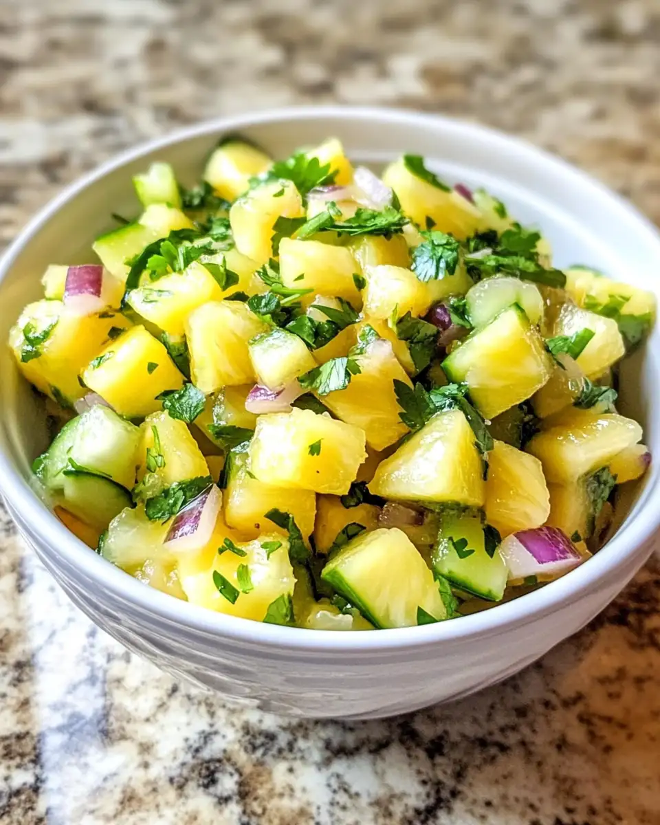 Zesty Pineapple Cucumber Salsa: A Refreshing Twist for Your Taste Buds - Featured Image