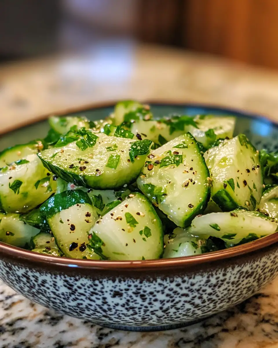 Refresh Your Palate with a Quick and Easy Cucumber Vinegar Salad 6 Final dish - Refresh Your Palate with a Quick and Easy Cucumber Vinegar Salad