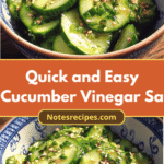 Refresh Your Palate with a Quick and Easy Cucumber Vinegar Salad