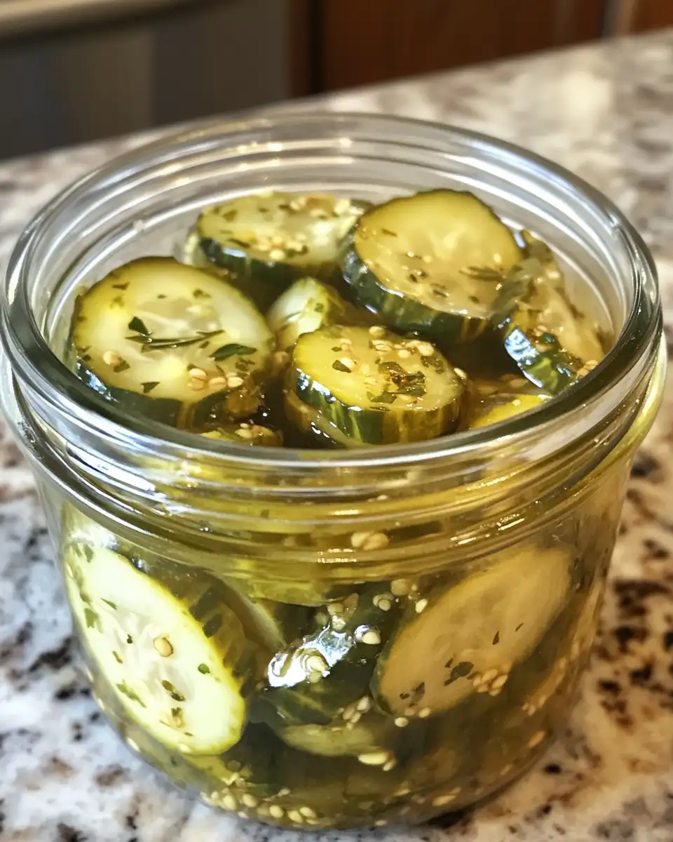 Zesty Delights in Minutes with Quick and Easy Refrigerator Pickles - Featured Image