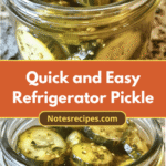 Zesty Delights in Minutes with Quick and Easy Refrigerator Pickles