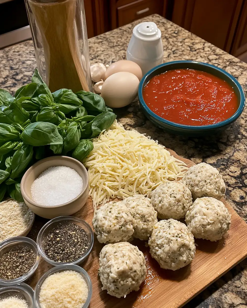 Slow Cooker Chicken Parm Meatballs: A Comfort Food Classic Made Easy 4 Ingredients for Slow Cooker Chicken Parm Meatballs: A Comfort Food Classic Made Easy