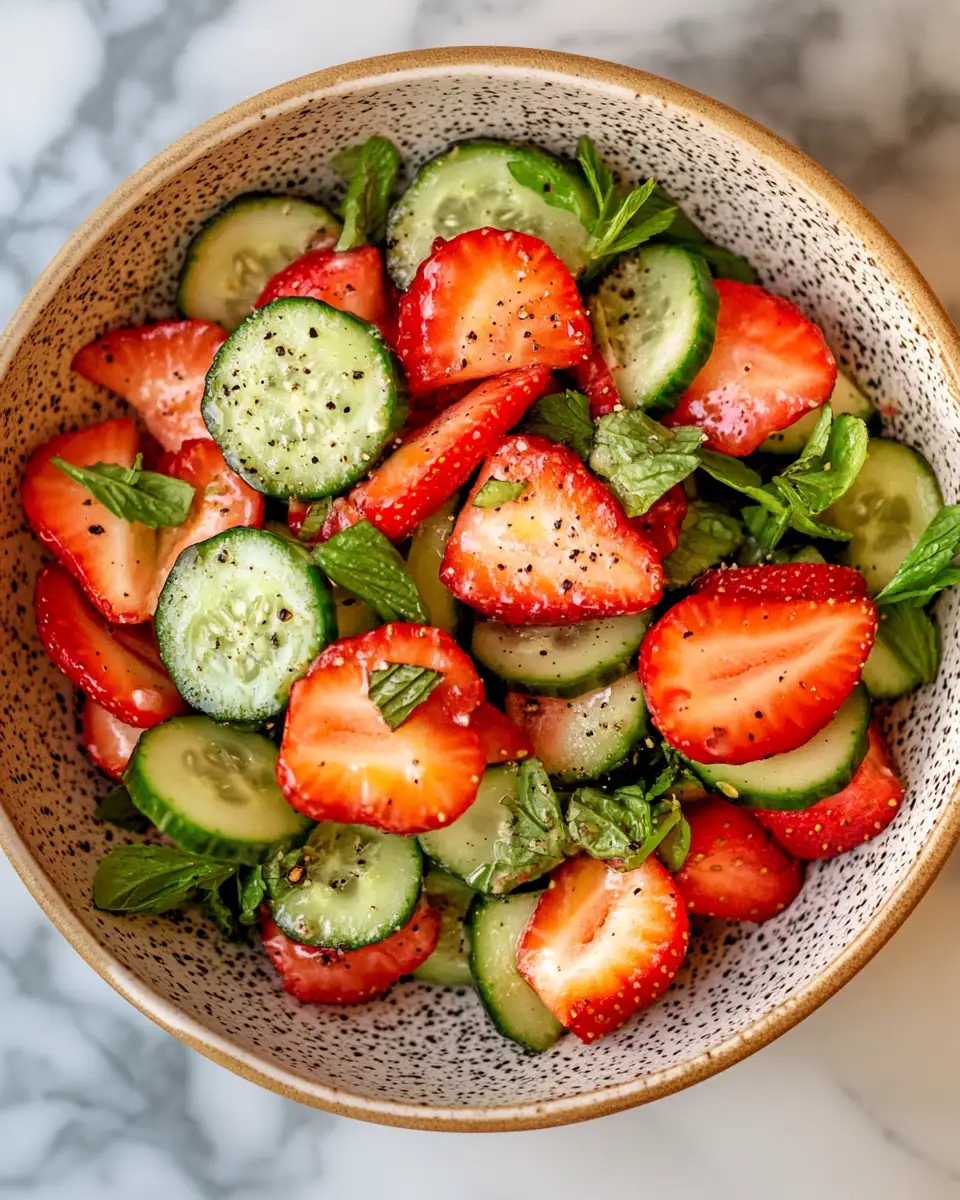 Refresh Your Palate with a Strawberry Cucumber Salad Sensation - Featured Image