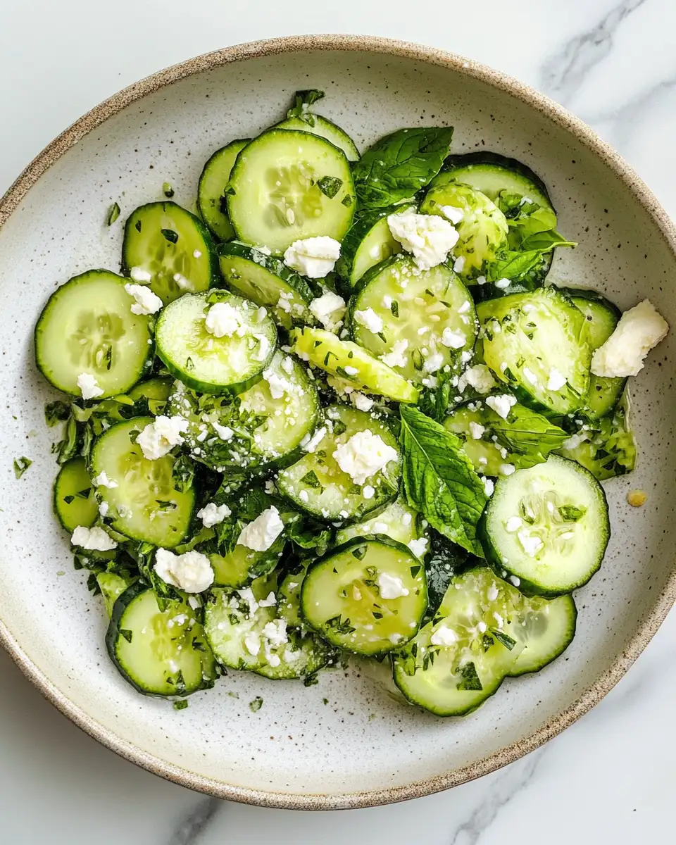 Crisp and Refreshing: Dive Into The Ridiculously Good Cucumber Salad - Featured Image