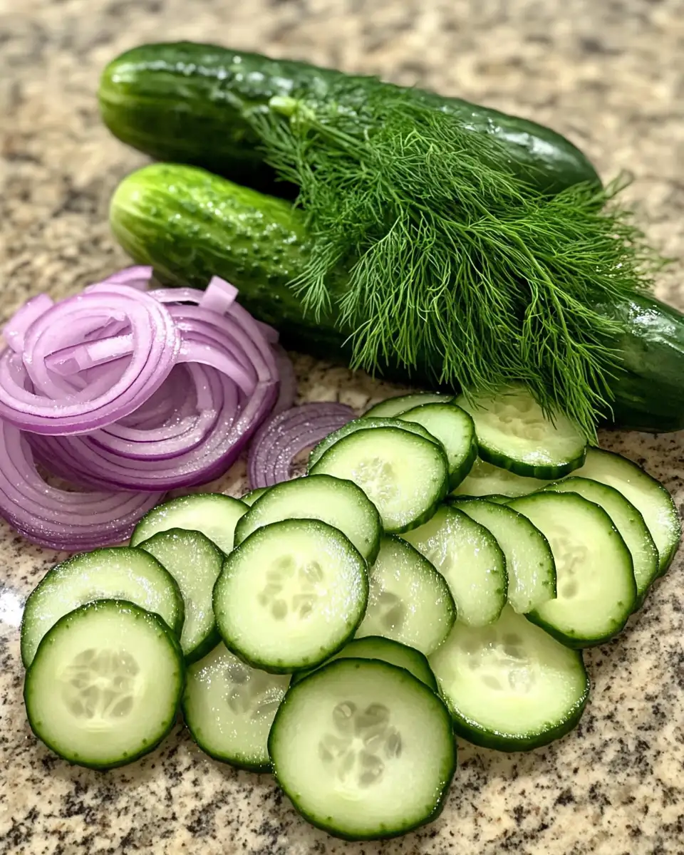 Crisp and Refreshing: Dive Into The Ridiculously Good Cucumber Salad 4 Ingredients for Crisp and Refreshing: Dive Into The Ridiculously Good Cucumber Salad