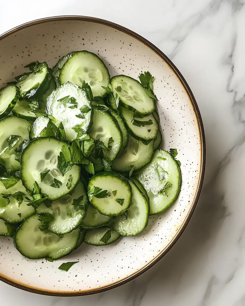 Timeless Taste: Unveiling a Vintage Recipe for Cucumber Salad 2 Final dish - Timeless Taste: Unveiling a Vintage Recipe for Cucumber Salad