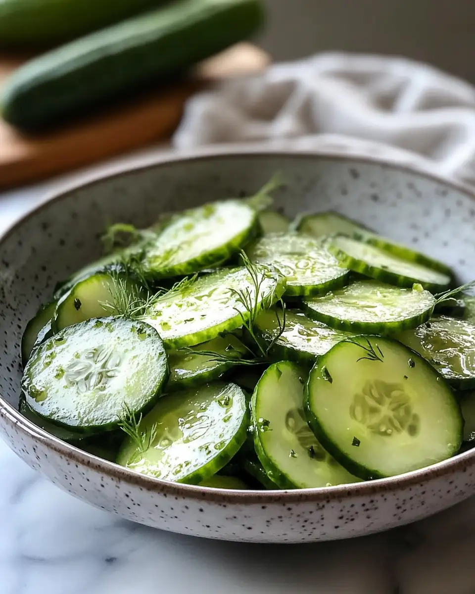 Crisp and Refreshing: The Viral Cucumber Salad Taking Over Your Feed - Featured Image