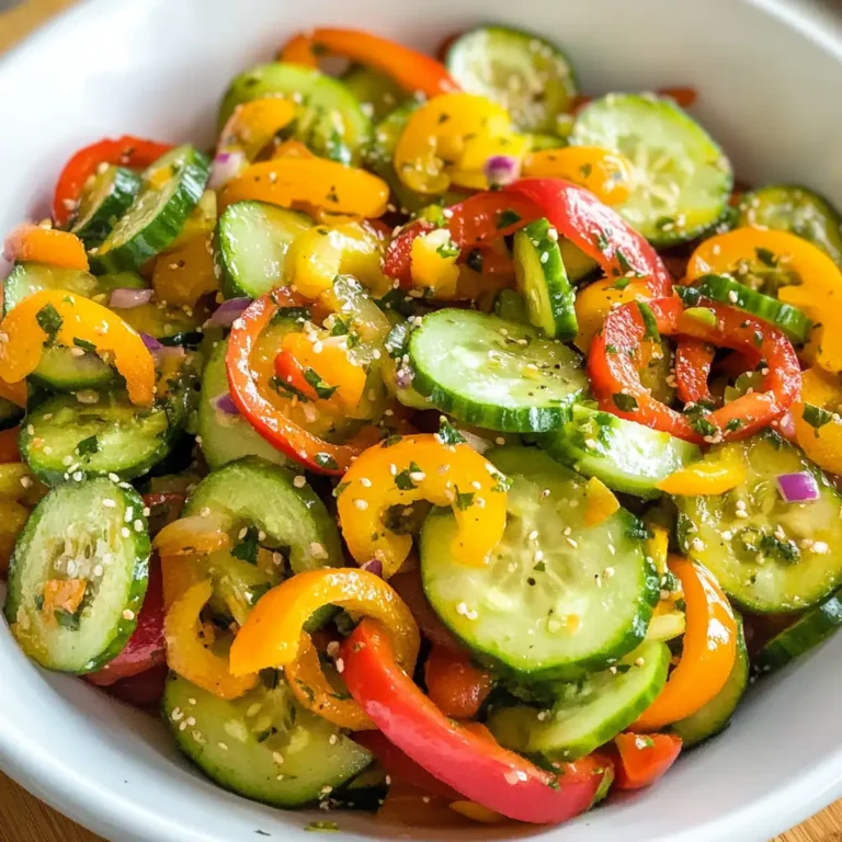 Zesty Freshness Unleashed: Dive into the Viral Cucumber & Sweet Pepper Salad Sensation 5 Zesty Freshness Unleashed: Dive into the Viral Cucumber & Sweet Pepper Salad Sensation - Featured Image