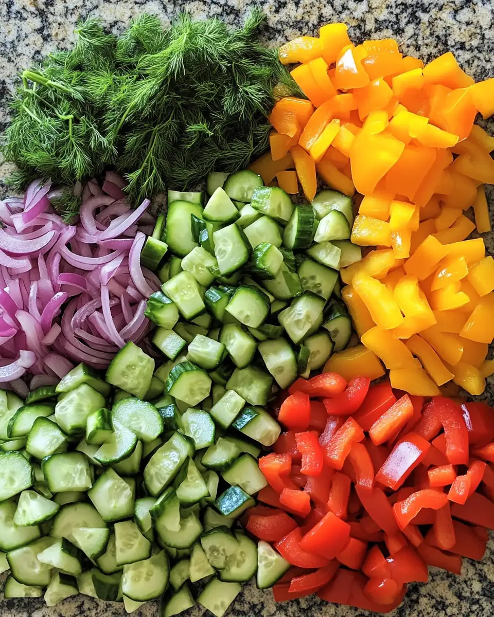 Zesty Freshness Unleashed: Dive into the Viral Cucumber & Sweet Pepper Salad Sensation 4 Ingredients for Zesty Freshness Unleashed: Dive into the Viral Cucumber & Sweet Pepper Salad Sensation