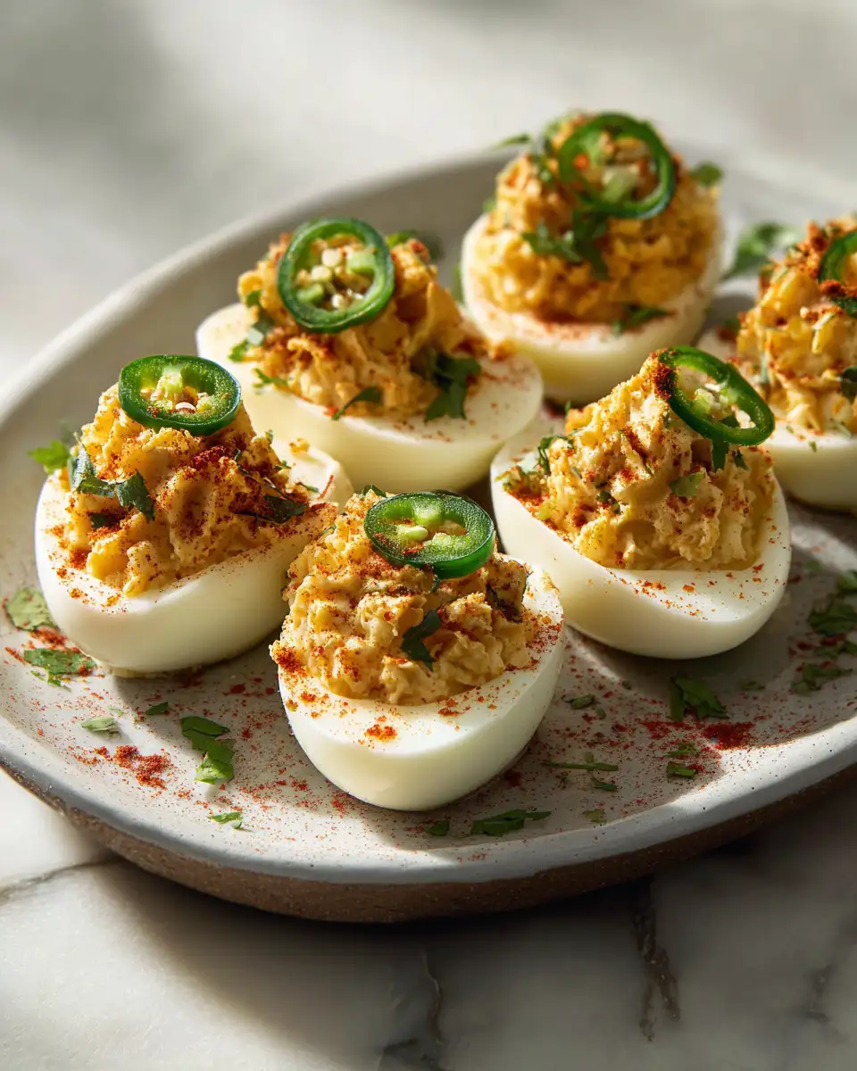 Spice Up Your Picnic with Jalapeño Popper Deviled Eggs - Featured Image
