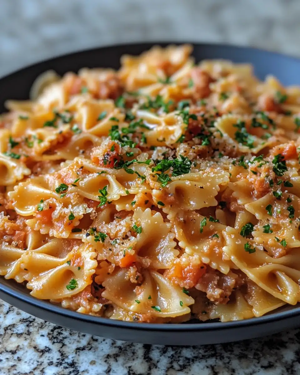 Bowtie Bliss: Master the Perfect Pasta Recipe 6 Final dish - Bowtie Bliss: Master the Perfect Pasta Recipe