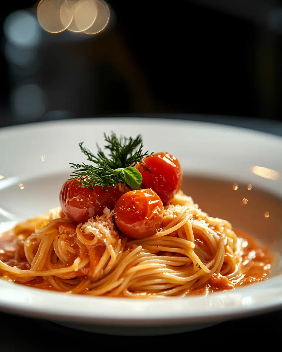 Easy Homemade Pasta Recipe Creamy Tomato Delight 6 Final dish - Easy Homemade Pasta Recipe Creamy Tomato Delight