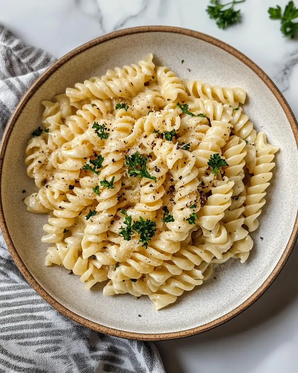 pasta recipe for dinner - hero presentation dish