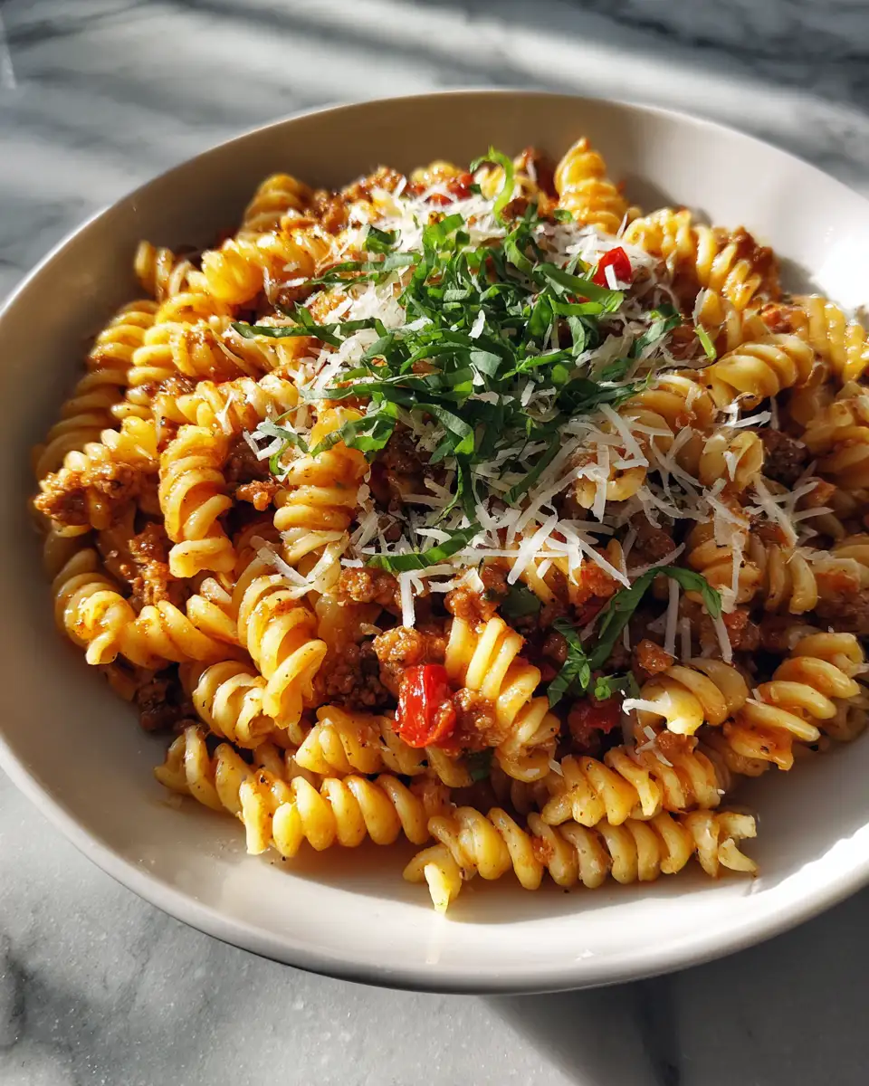 Savory Ground Chicken Pasta Recipe Delight - Featured Image