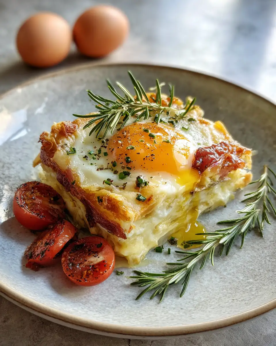 Elevate Your Breakfast with Delicious Baked Eggs Napoleon - Featured Image