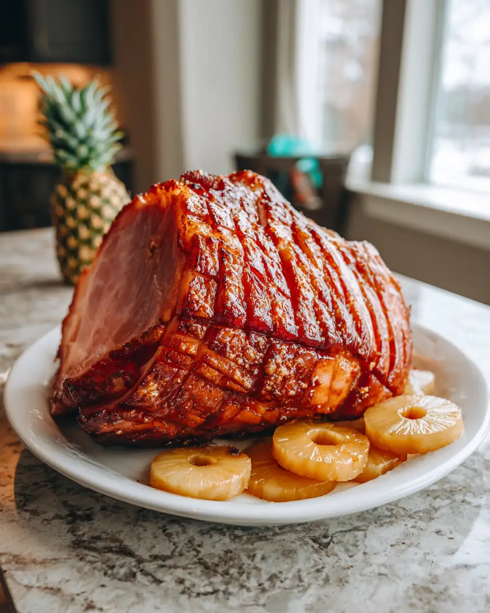 Ingredients for Irresistible Brown Sugar Pineapple Glazed Ham Recipe That Steals the Show