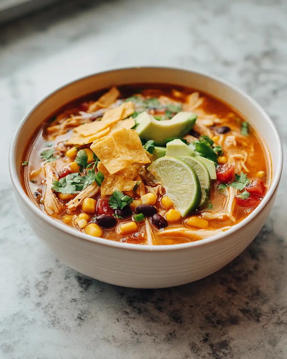 Warm Up Your Soul with This Irresistible Chicken Tortilla Soup Recipe - Featured Image