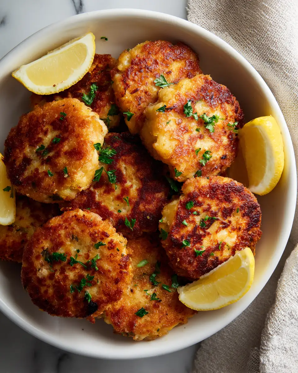 Crispy Salmon Cakes with Lemon That Will Elevate Your Dinner Game - Featured Image