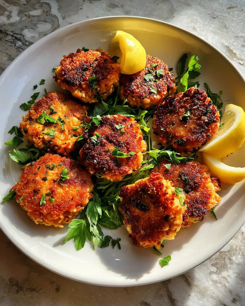 Crispy Salmon Cakes with Lemon That Will Elevate Your Dinner Game 6 Final dish - Crispy Salmon Cakes with Lemon That Will Elevate Your Dinner Game