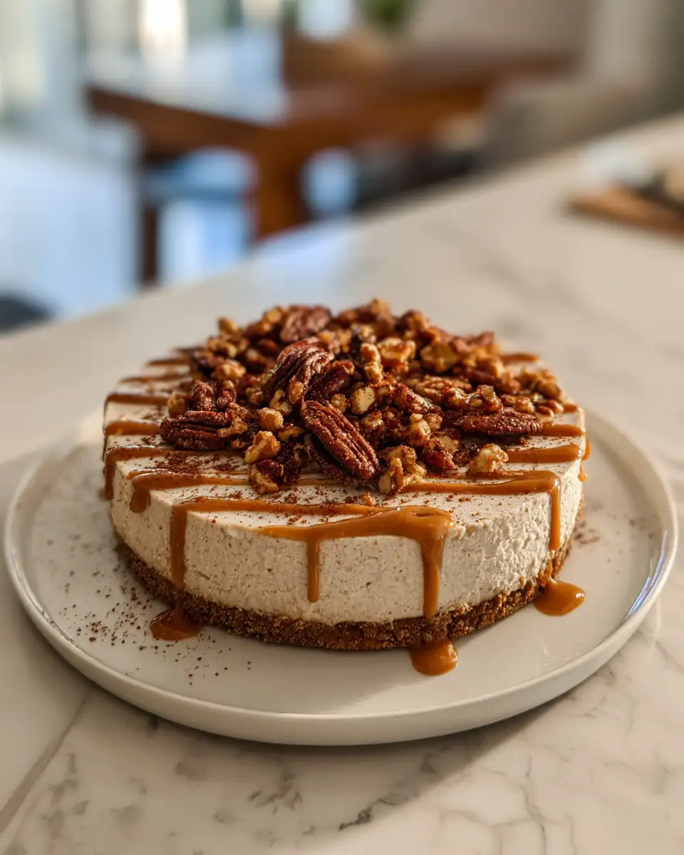 Final dish - Decadent Better Than Sex Cake Featuring Pumpkin Pie Protein Delight