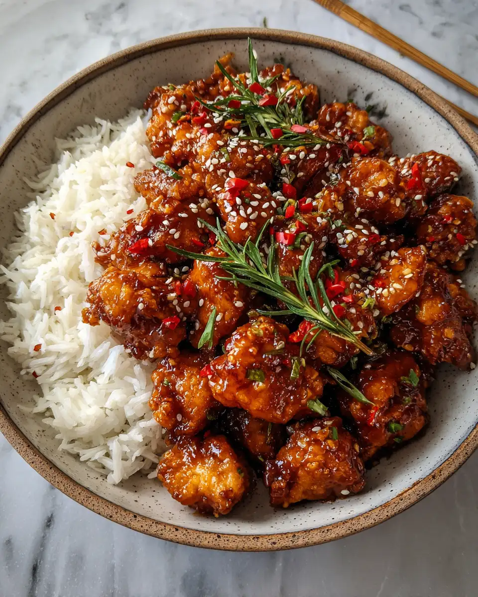 Spice Up Your Dinner with Irresistible Dragon Chicken Delight 6 Final dish - Spice Up Your Dinner with Irresistible Dragon Chicken Delight