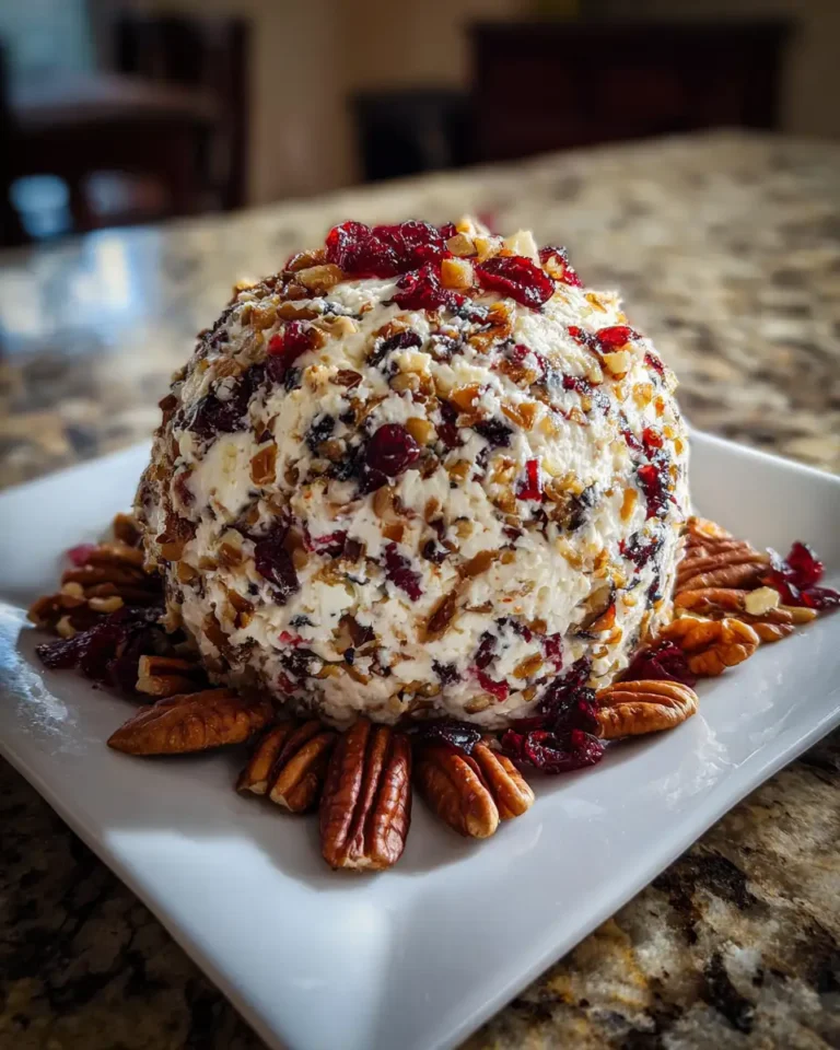 Irresistible Festive Cranberry and Pecan Cheese Ball Recipe for Holiday Gatherings - Featured Image