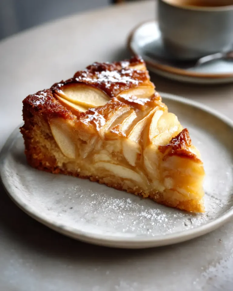 Discover the Delightfully Light and Fruity French Apple Invisible Cake - Featured Image