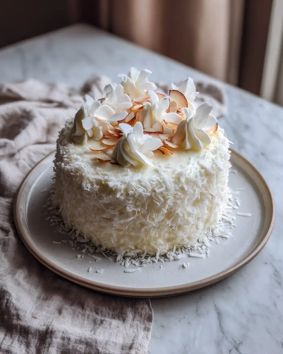 Irresistible Handmade Coconut Cloud Cake Recipe for Every Occasion 4 Final dish - Irresistible Handmade Coconut Cloud Cake Recipe for Every Occasion