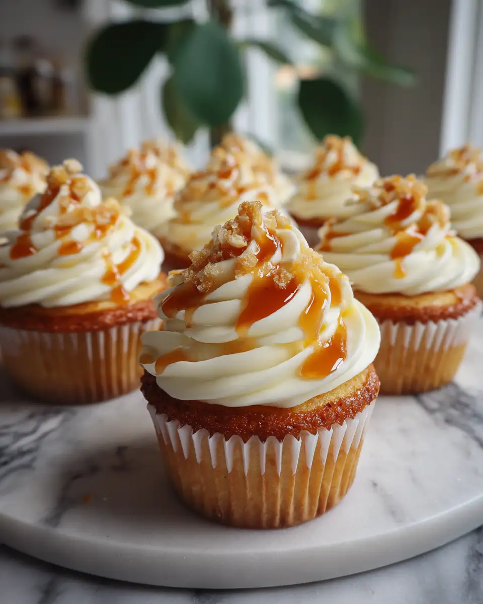 Irresistible Honey Peach Cream Cheese Cupcakes You Have to Try - Featured Image