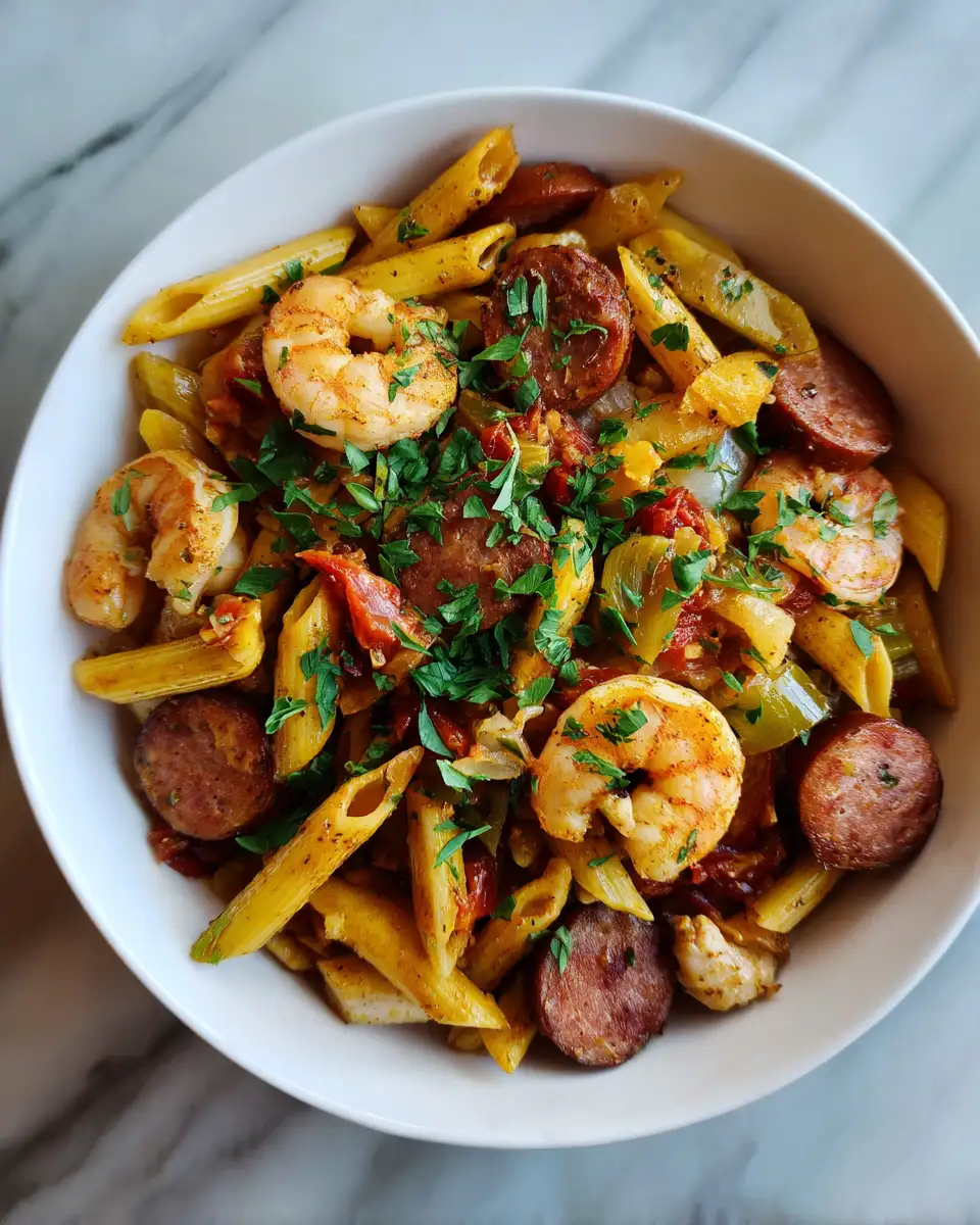 Ingredients for Easy Jambalaya Pasta Recipe That Brings Bold Flavors to Your Dinner Table