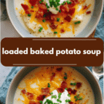 Ultimate Comfort in a Bowl Loaded Baked Potato Soup Recipe