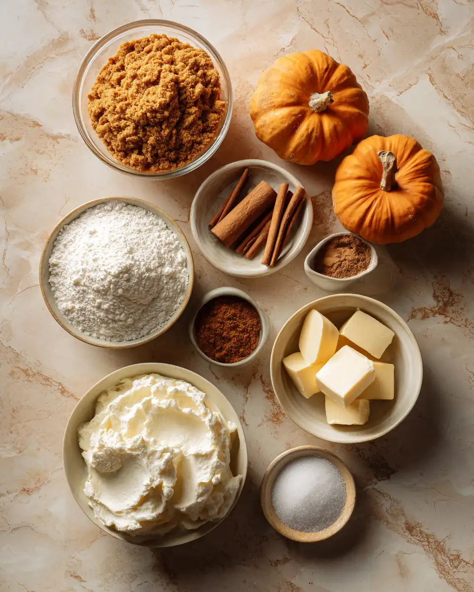 Ingredients for Creamy Delight No Bake Pumpkin Cheesecake Recipe You’ll Love