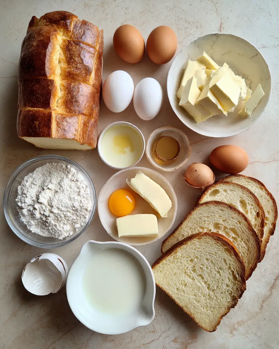 Wake Up to Decadence with Overnight Crème Brûlée French Toast 1 Ingredients for Wake Up to Decadence with Overnight Crème Brûlée French Toast