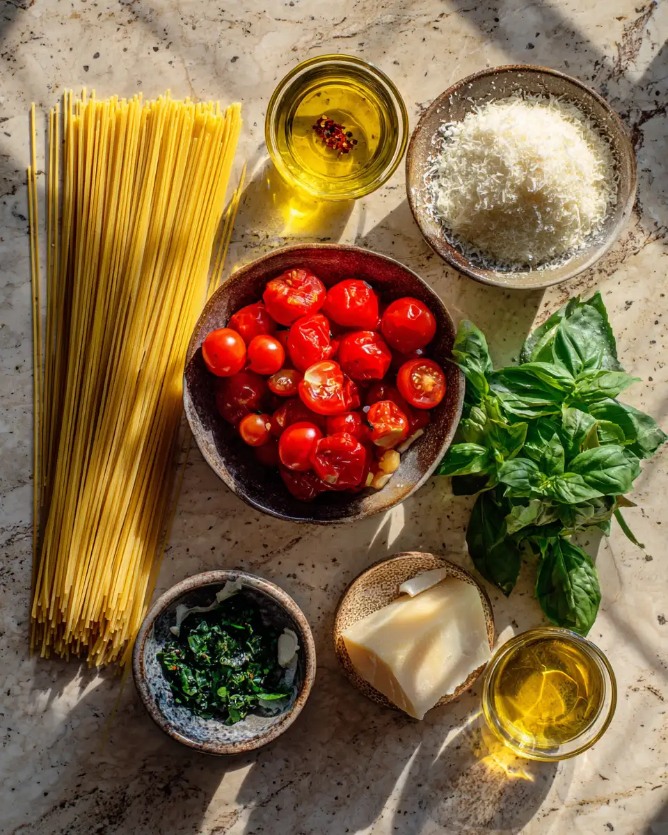 Ingredients for Deliciously Simple Pasta Recipe Linguine to Savor Every Bite