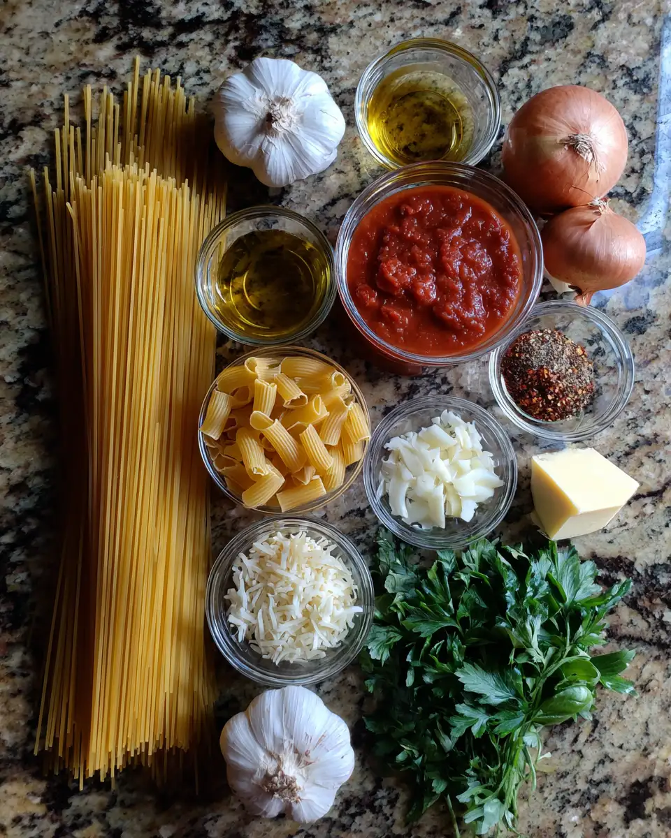 Ingredients for Quick and Delicious Pasta Recipe Lunch Ideas to Fuel Your Day