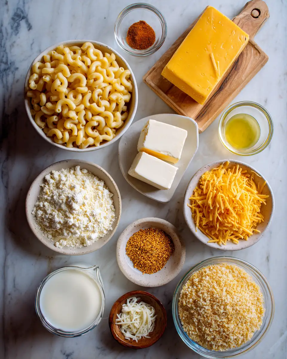 Ingredients for Ultimate Comfort Food Pasta Recipe Macaroni Made Easy