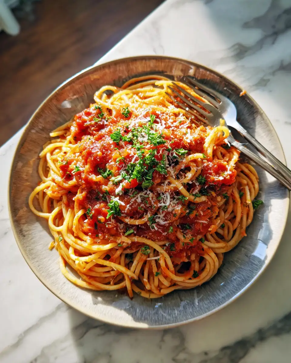 Final dish - The Ultimate Pasta Recipe Marinara That Will Delight Your Taste Buds